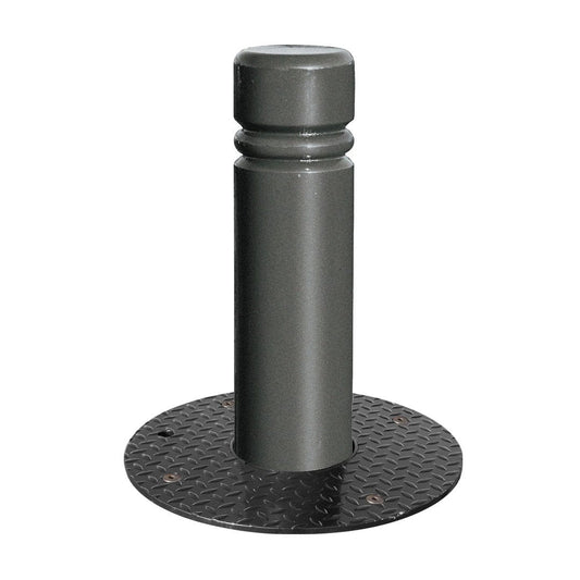 Cityscape Direct Province City Retractable Steel Bollard 160mm diameter / Procity Grey