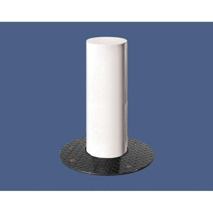 Cityscape Direct Barcelona Retractable Steel Bollard 160mm diameter / White (RAL 9010)