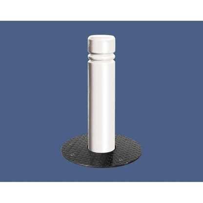 Cityscape Direct Province City Retractable Steel Bollard 160mm diameter / White (RAL 9010)