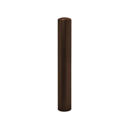 Cityscape Direct Dome Top Steel Bollard 168mm diameter / Brown (RAL 8017) / Zinc Primed and Painted