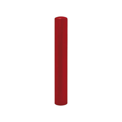 Cityscape Direct Dome Top Steel Bollard 168mm diameter / Burgundy (RAL 3004) / Zinc Primed and Painted