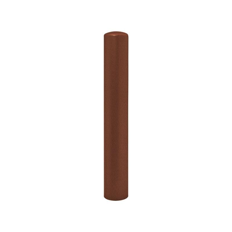 Cityscape Direct Dome Top Steel Bollard 168mm diameter / Corten Effect / Zinc Primed and Painted