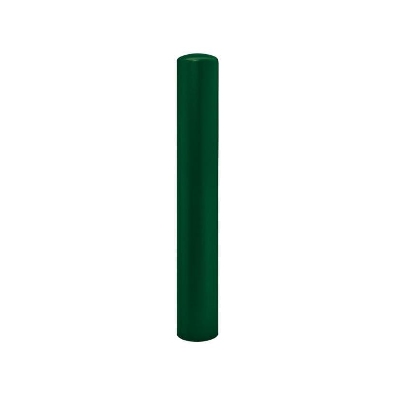 Cityscape Direct Dome Top Steel Bollard 168mm diameter / Green (RAL 6005) / Zinc Primed and Painted