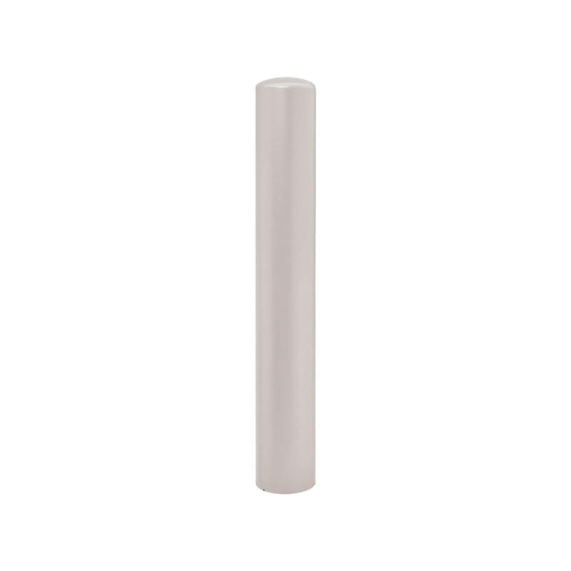Cityscape Direct Dome Top Steel Bollard 168mm diameter / Light Grey (RAL 7044) / Zinc Primed and Painted