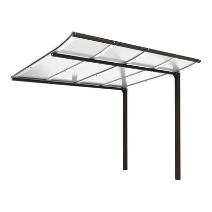 Cityscape Direct Modulo Bicycle Shelter 2000mm / Black (RAL 9005) / Single + Extension Unit (No Cladding)