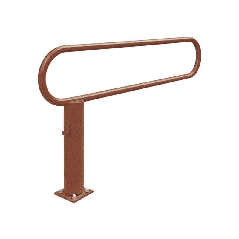 City Hoop Swivel Barrier 2000mm / Corten Effect