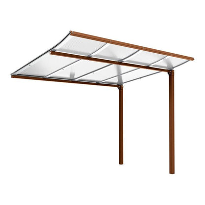 Cityscape Direct Modulo Bicycle Shelter 2000mm / Corten Effect / Single + Extension Unit (No Cladding)