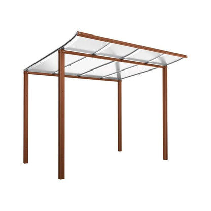 Cityscape Direct Modulo Bicycle Shelter 2000mm / Corten Effect / Single Unit (No Cladding)