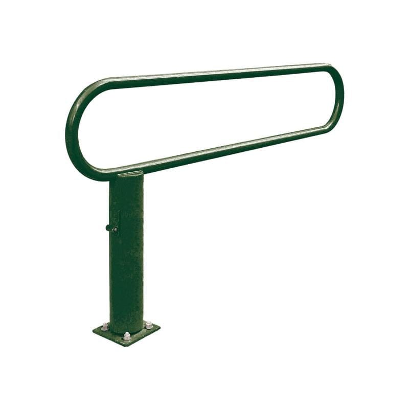 City Hoop Swivel Barrier 2000mm / Green (RAL 6005)