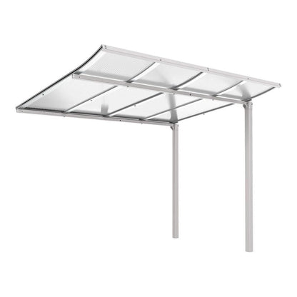 Cityscape Direct Modulo Bicycle Shelter 2000mm / Light Grey (RAL 7044) / Single + Extension Unit (No Cladding)
