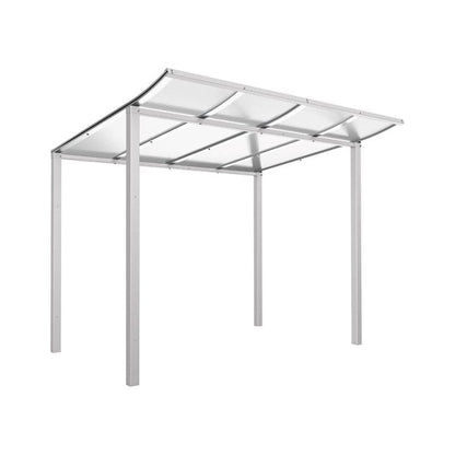Cityscape Direct Modulo Bicycle Shelter 2000mm / Light Grey (RAL 7044) / Single Unit (No Cladding)