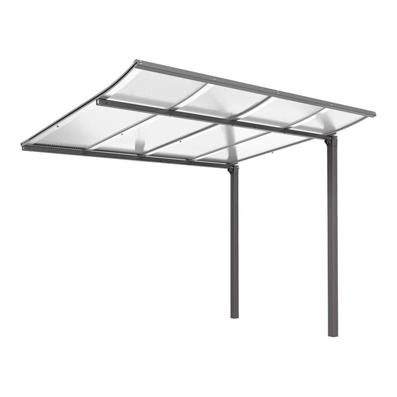 Cityscape Direct Modulo Bicycle Shelter 2000mm / Procity Grey / Single + Extension Unit (No Cladding)
