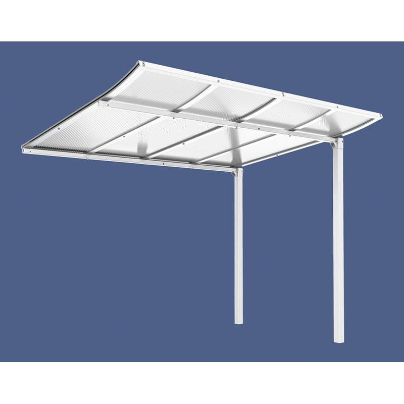 Cityscape Direct Modulo Bicycle Shelter 2000mm / White (RAL 9010) / Single + Extension Unit (No Cladding)