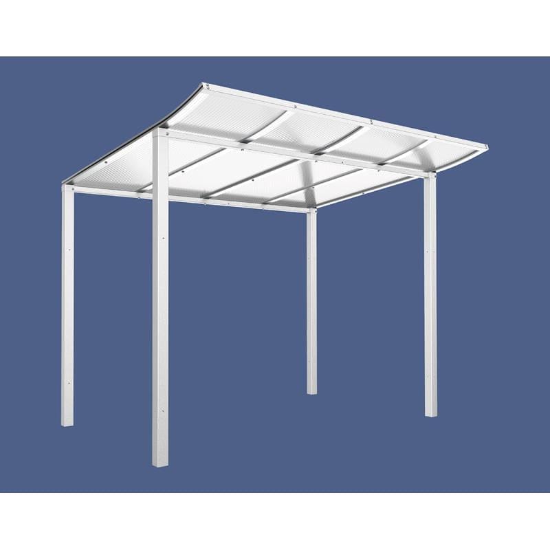 Cityscape Direct Modulo Bicycle Shelter 2000mm / White (RAL 9010) / Single Unit (No Cladding)