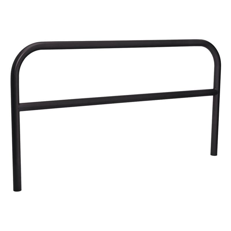 Cityscape Direct Hoop Reinforced Railing 2000mm / Zinc Primed and Painted / Black (RAL 9005)
