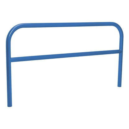 Cityscape Direct Hoop Reinforced Railing 2000mm / Zinc Primed and Painted / Blue (RAL 5010)