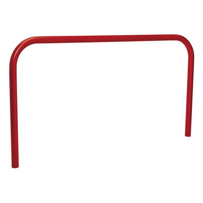 Cityscape Direct Hoop Railing 2000mm / Zinc Primed and Painted / Burgundy (RAL 3004)