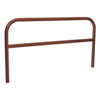 Cityscape Direct Hoop Reinforced Railing 2000mm / Zinc Primed and Painted / Corten Effect