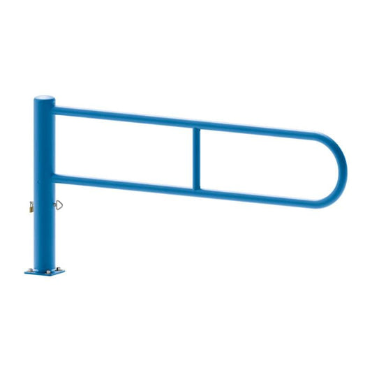 City Hoop Swivel Barrier 2300mm / Blue (RAL 5010)