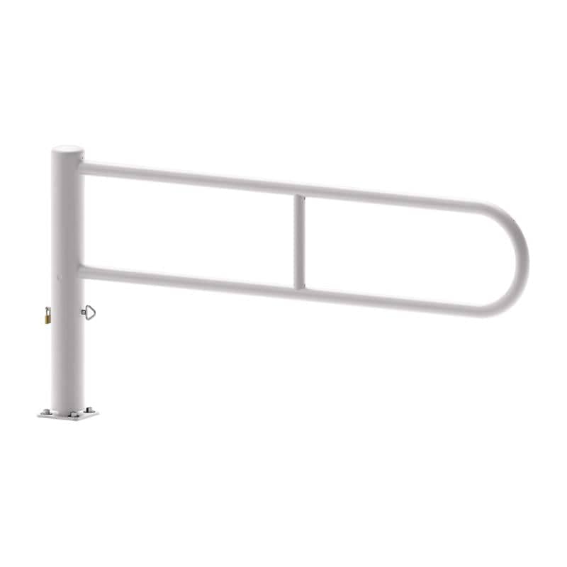 City Hoop Swivel Barrier 2300mm / Light Grey (RAL 7044)