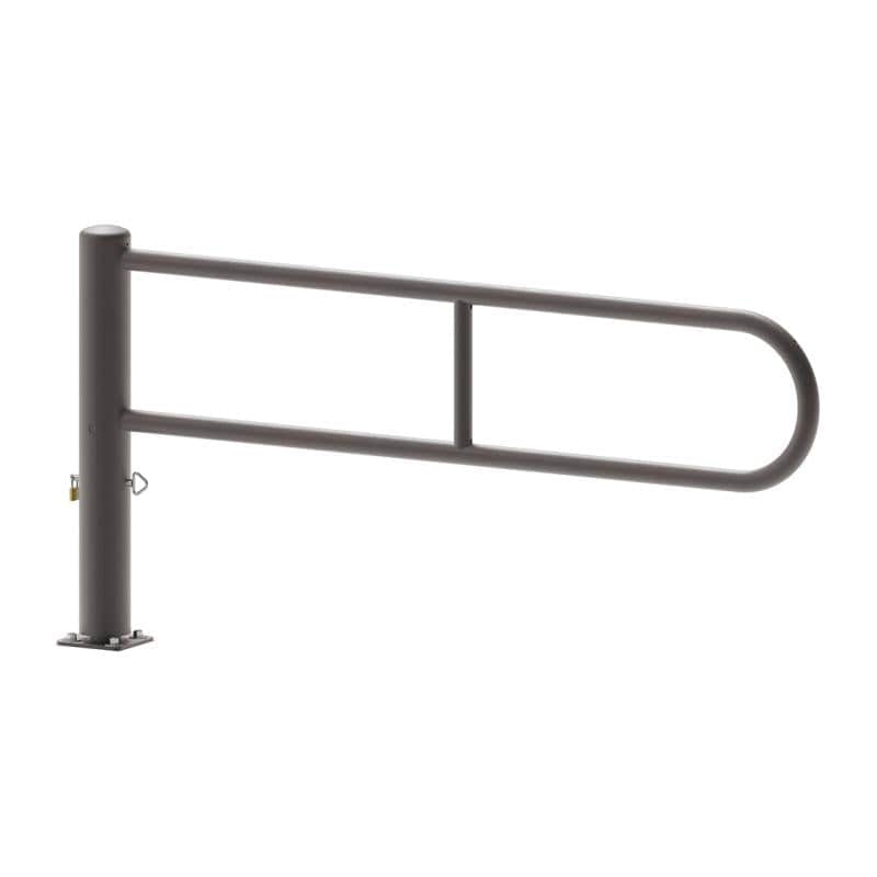 City Hoop Swivel Barrier 2300mm / Procity Grey