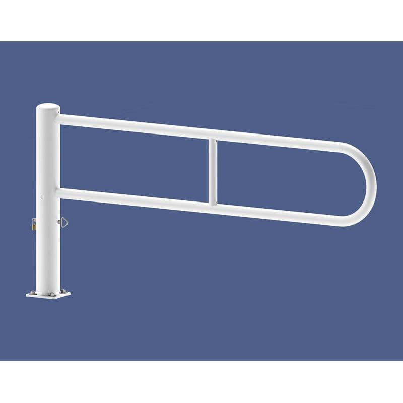 City Hoop Swivel Barrier 2300mm / White (RAL 9010)