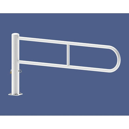 City Hoop Swivel Barrier 2300mm / White (RAL 9010)