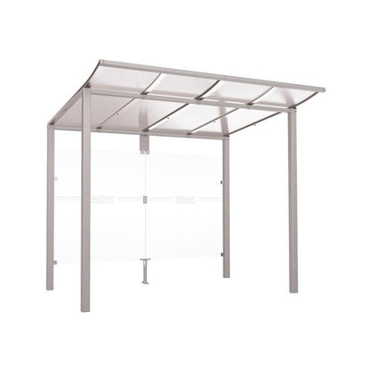 Cityscape Direct Modulo Bus Shelter 2500mm / Light Grey (RAL 7044) / No side cladding