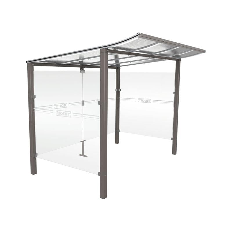 Cityscape Direct Modulo Cash/Ticket Machine Shelter 2500mm / Procity Grey / Concreting