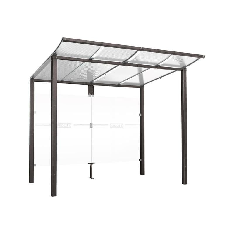 Cityscape Direct Modulo Bus Shelter 2500mm / Procity Grey / No side cladding