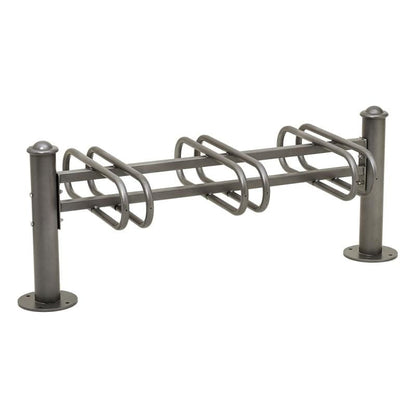 Cityscape Direct Province Bicycle Rack - Double Sided 3 Spaces / Procity Grey / Agora