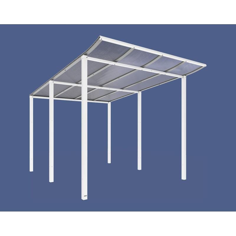 Cityscape Direct Modulo Bicycle Shelter 3400mm / White (RAL 9010) / Single Unit (No Cladding)