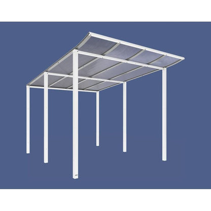 Cityscape Direct Modulo Bicycle Shelter 3400mm / White (RAL 9010) / Single Unit (No Cladding)