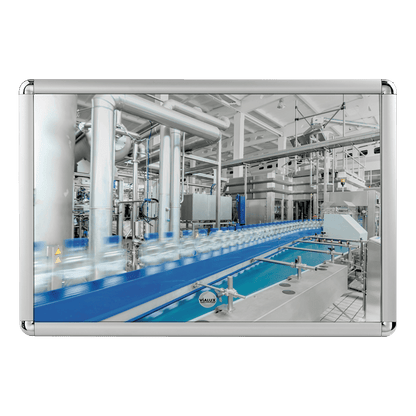 Cityscape Direct Industry and Workplace Flat Shatterproof Mirror 400 x 600mm / Framed