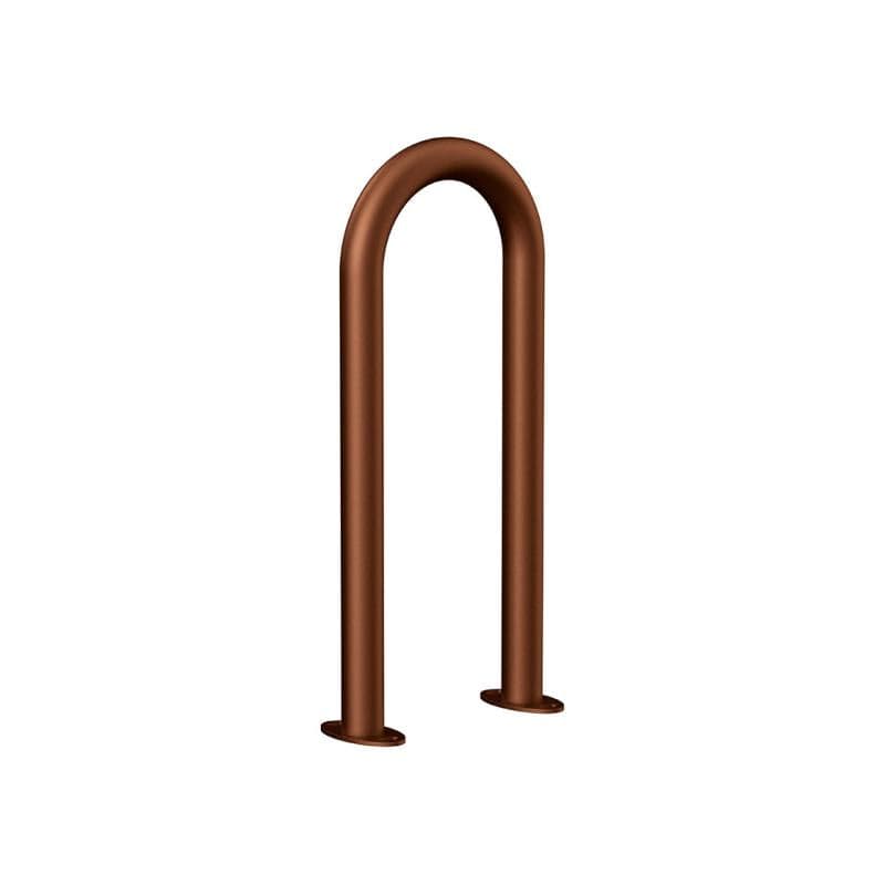 Cityscape Direct U-Shaped Protection Barrier 50mm / Corten Effect / Base Plates