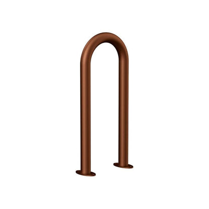 Cityscape Direct U-Shaped Protection Barrier 50mm / Corten Effect / Base Plates