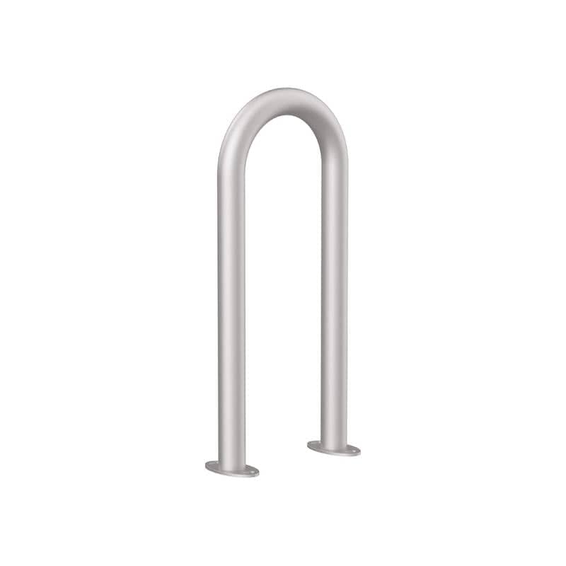 Cityscape Direct U-Shaped Protection Barrier 50mm / Light Grey (RAL 7044) / Base Plates
