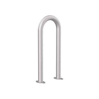 Cityscape Direct U-Shaped Protection Barrier 50mm / Light Grey (RAL 7044) / Base Plates