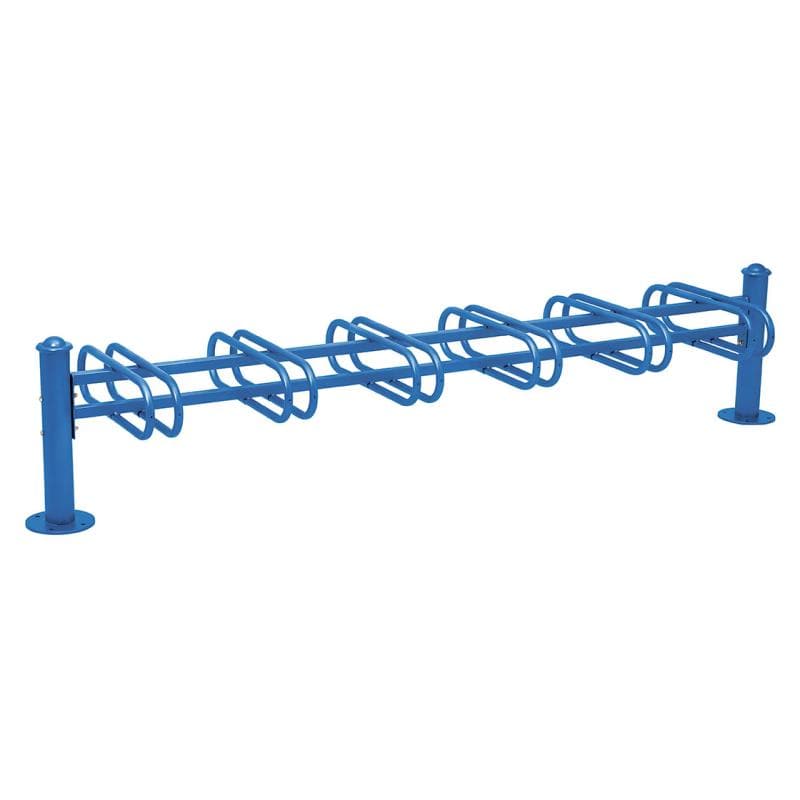 Cityscape Direct Province Bicycle Rack - Double Sided 6 Spaces / Blue (RAL 5010) / Agora
