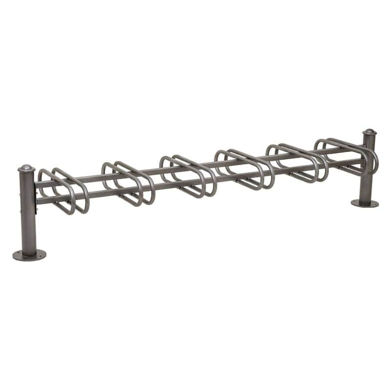 Cityscape Direct Province Bicycle Rack - Double Sided 6 Spaces / Procity Grey / Agora