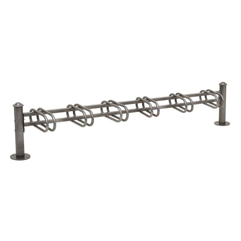 Cityscape Direct Province Bicycle Rack - Single Sided 6 Spaces / Procity Grey / Agora