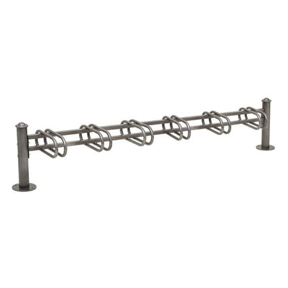 Cityscape Direct Province Bicycle Rack - Single Sided 6 Spaces / Procity Grey / Agora