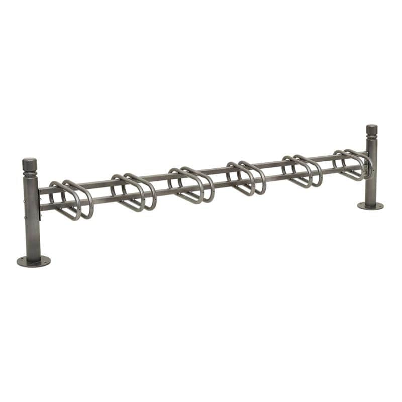 Cityscape Direct Province Bicycle Rack - Single Sided 6 Spaces / Procity Grey / City