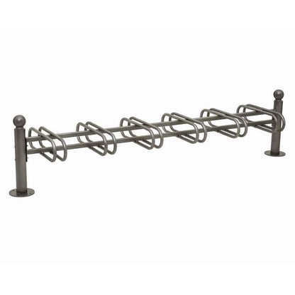 Cityscape Direct Province Bicycle Rack - Double Sided 6 Spaces / Procity Grey / Sphere