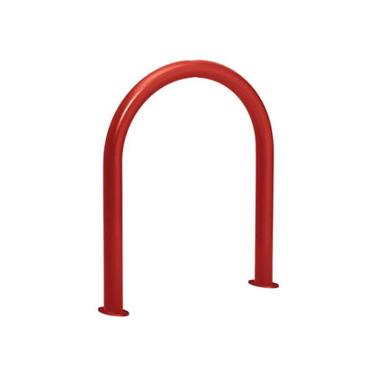 Cityscape Direct U-Shaped Protection Barrier 60mm / Burgundy (RAL 3004) / Base Plates