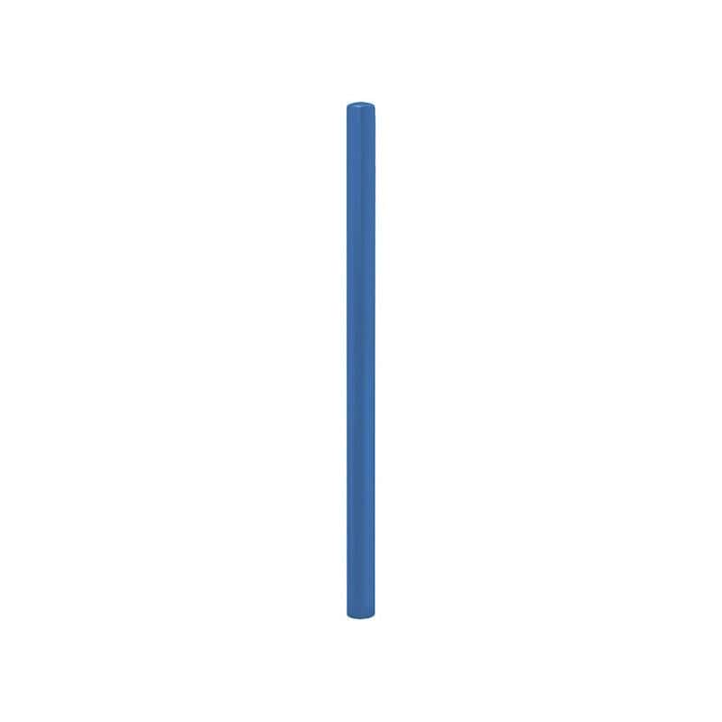 Cityscape Direct Dome Top Steel Bollard 60mm diameter / Blue (RAL 5010) / Zinc Primed and Painted