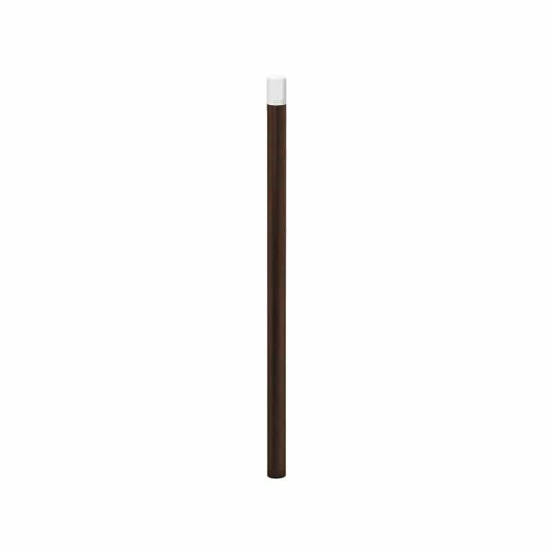 Cityscape Direct Dome Top 'High Visibility' Bollard 60mm diameter / Brown (RAL 8017)
