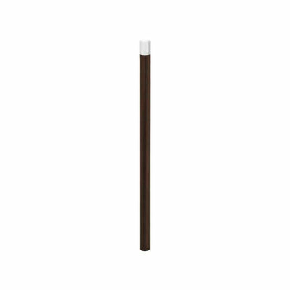 Cityscape Direct Dome Top 'High Visibility' Bollard 60mm diameter / Brown (RAL 8017)