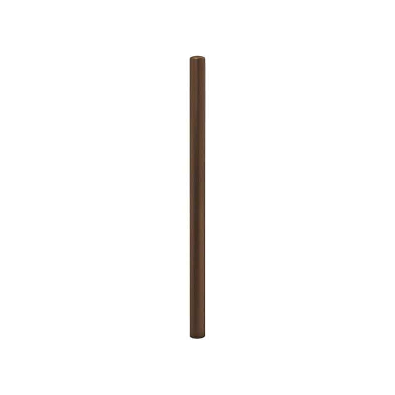 Cityscape Direct Dome Top Steel Bollard 60mm diameter / Brown (RAL 8017) / Zinc Primed and Painted