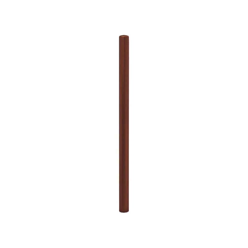 Cityscape Direct Dome Top Steel Bollard 60mm diameter / Corten Effect / Zinc Primed and Painted
